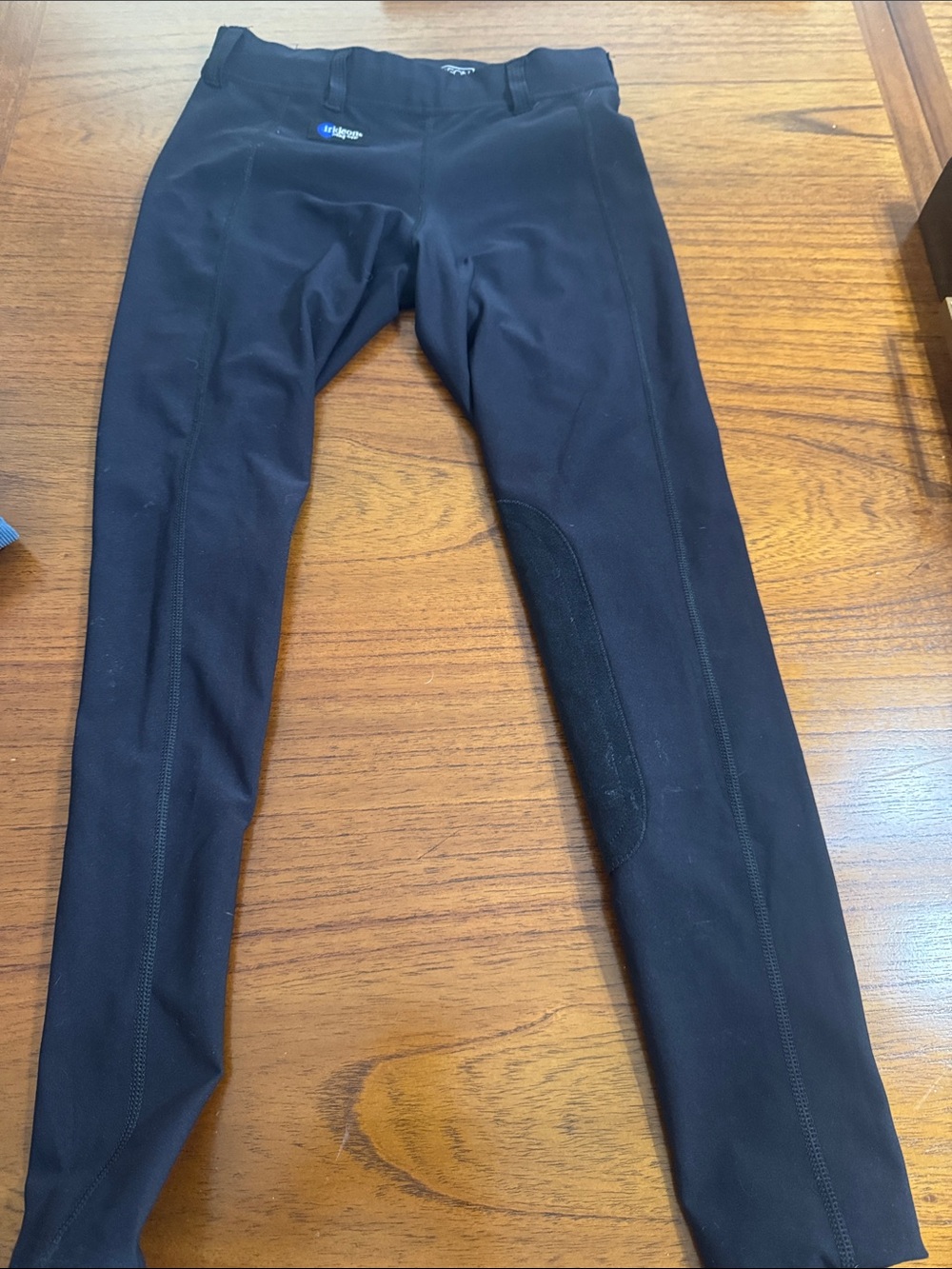 Women's Black Equestrian Stretch Riding Joggers